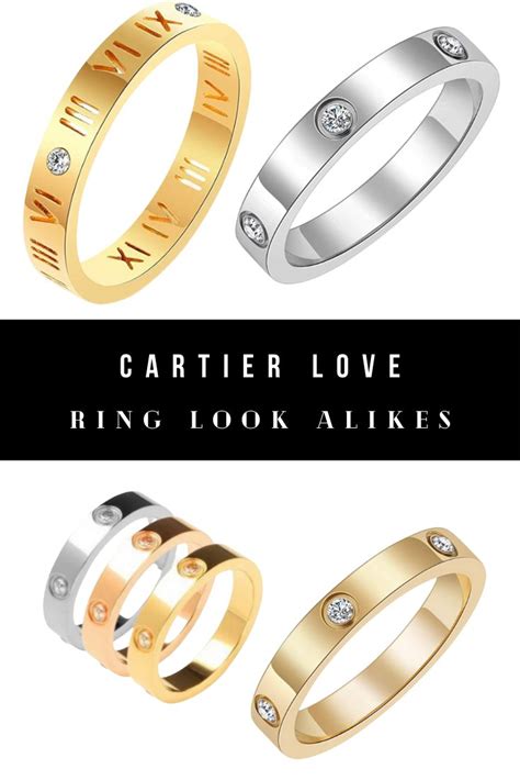 cartier ring dupe ebay|cartier dupe look alikes.